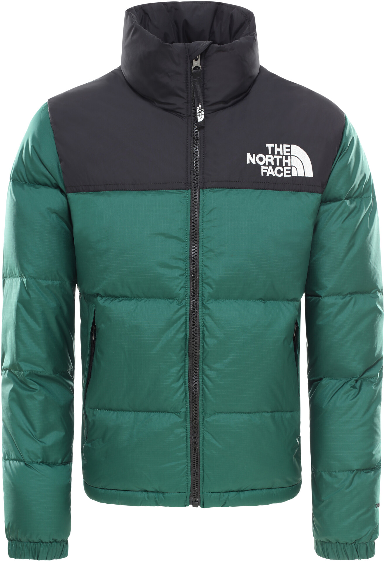 north face green down jacket